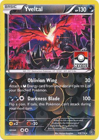 Yveltal (65/114) (Steam Siege League Promo) [XY: Steam Siege] - The Mythic Store | 24h Order Processing