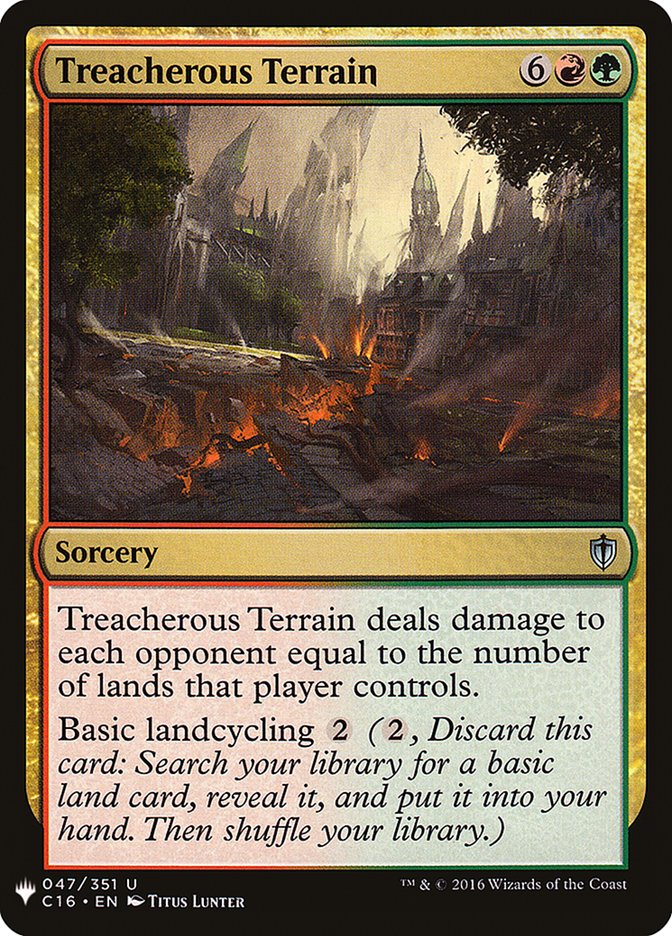 Treacherous Terrain [The List] - The Mythic Store | 24h Order Processing