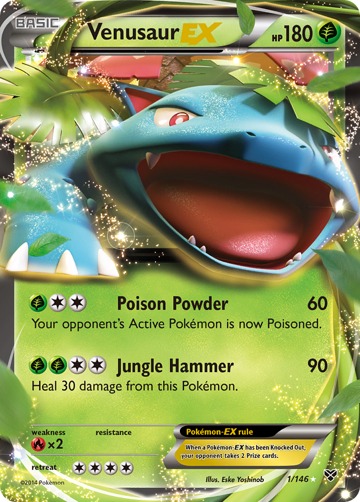 Venusaur EX (1/146) [XY: Base Set] - The Mythic Store | 24h Order Processing