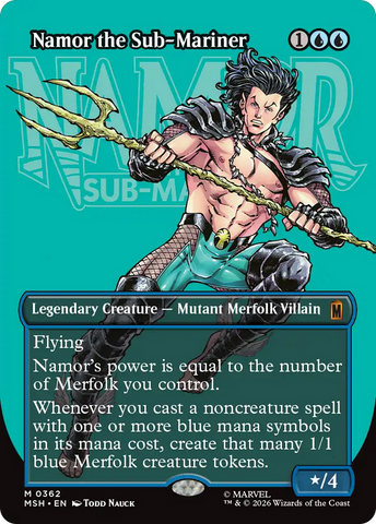 Namor the Sub-Mariner (Borderless) [Marvel Super Heroes] - The Mythic Store | 24h Order Processing