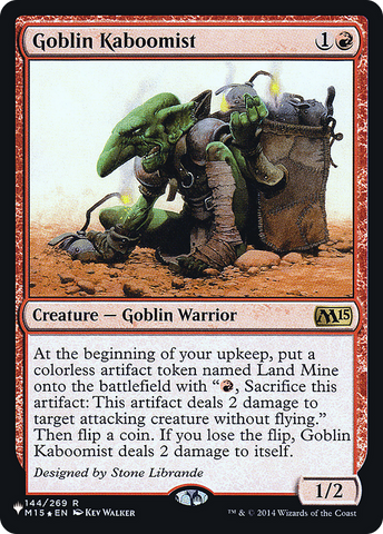 Goblin Kaboomist [Secret Lair: Heads I Win, Tails You Lose] - The Mythic Store | 24h Order Processing