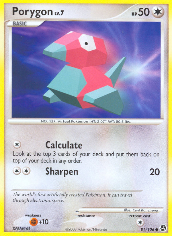 Porygon (81/106) [Diamond & Pearl: Great Encounters] - The Mythic Store | 24h Order Processing