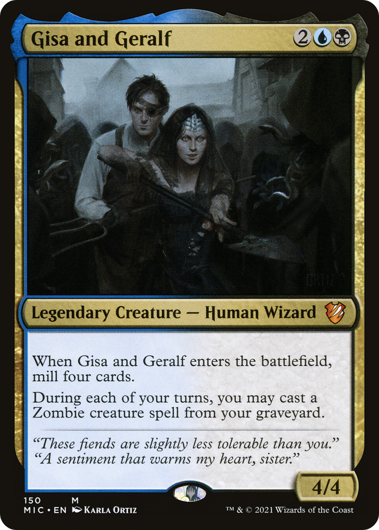 Gisa and Geralf [Innistrad: Midnight Hunt Commander] - The Mythic Store | 24h Order Processing