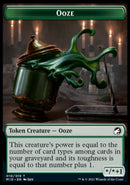 Human // Ooze Double-Sided Token [Innistrad: Midnight Hunt Tokens] - The Mythic Store | 24h Order Processing