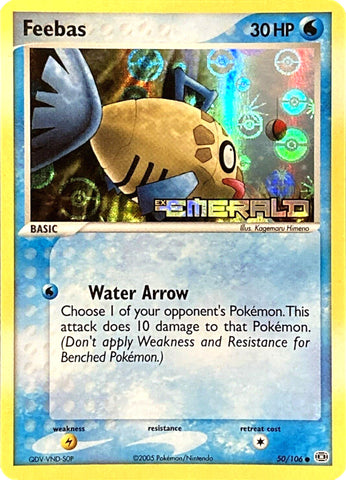 Feebas (50/106) (Stamped) [EX: Emerald] - The Mythic Store | 24h Order Processing