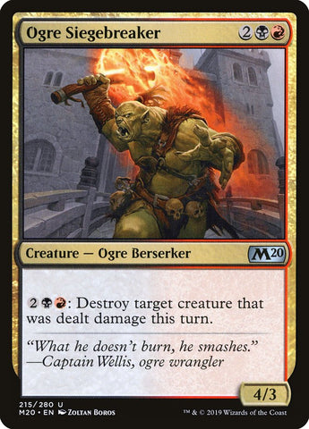 Ogre Siegebreaker [Core Set 2020] - The Mythic Store | 24h Order Processing