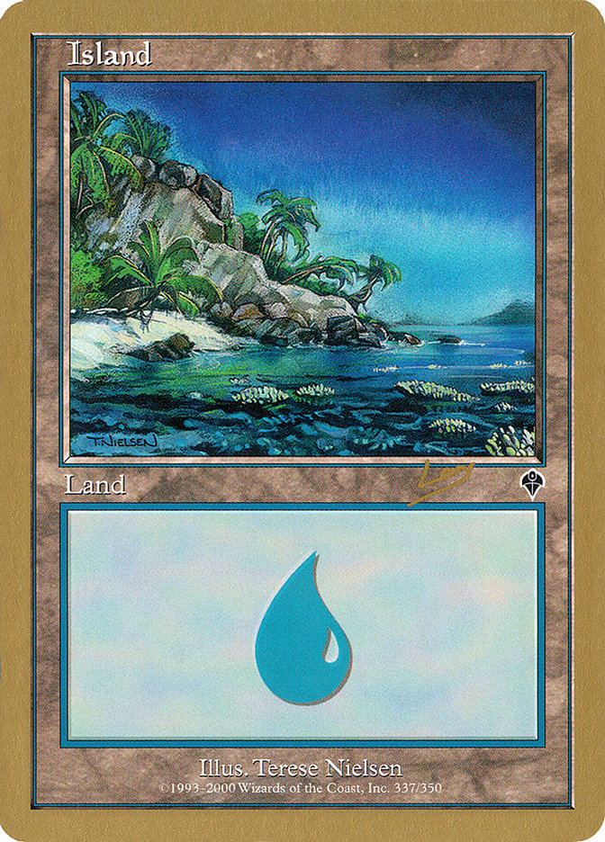 Island (rl337a) (Raphael Levy) [World Championship Decks 2002] - The Mythic Store | 24h Order Processing