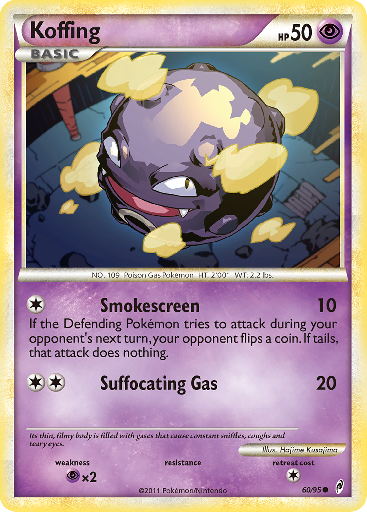 Koffing (60/95) [HeartGold & SoulSilver: Call of Legends] - The Mythic Store | 24h Order Processing