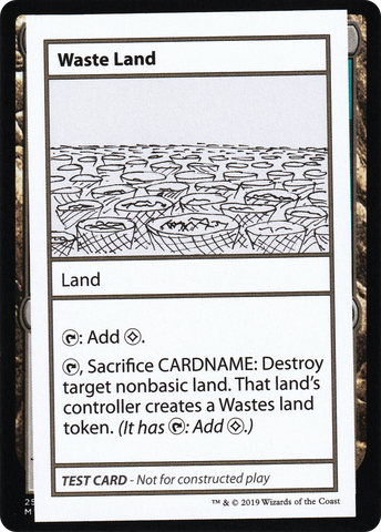 Waste Land (2021 Edition) [Mystery Booster Playtest Cards] - The Mythic Store | 24h Order Processing