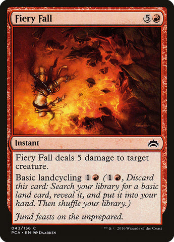 Fiery Fall [Planechase Anthology] - The Mythic Store | 24h Order Processing