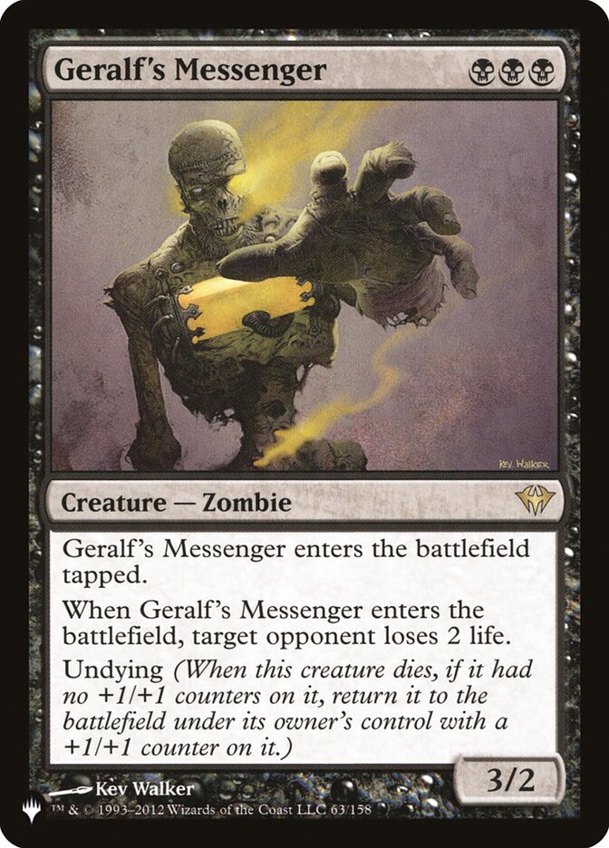 Geralf's Messenger [The List] - The Mythic Store | 24h Order Processing