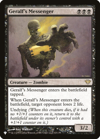 Geralf's Messenger [The List] - The Mythic Store | 24h Order Processing