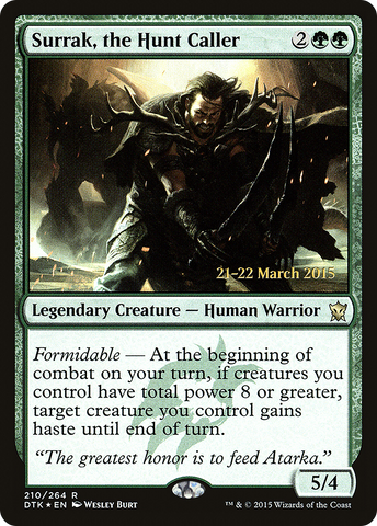Surrak, the Hunt Caller [Dragons of Tarkir Prerelease Promos] - The Mythic Store | 24h Order Processing