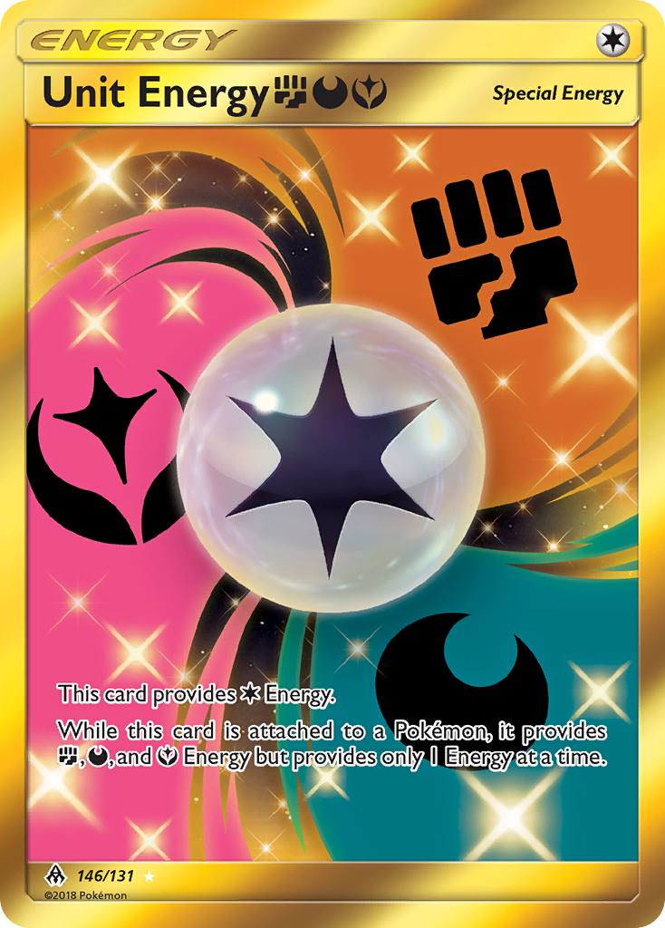 Unit Energy (146/131) (Fighting, Darkness, Fairy) [Sun & Moon: Forbidden Light] - The Mythic Store | 24h Order Processing