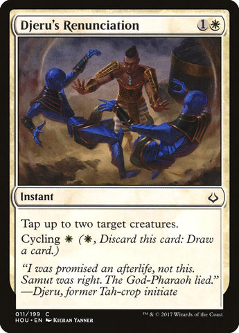 Djeru's Renunciation [Hour of Devastation] - The Mythic Store | 24h Order Processing