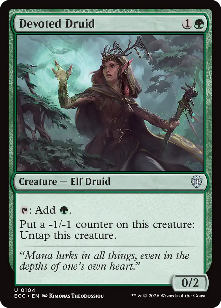 Devoted Druid [Lorwyn Eclipsed Commander] - The Mythic Store | 24h Order Processing