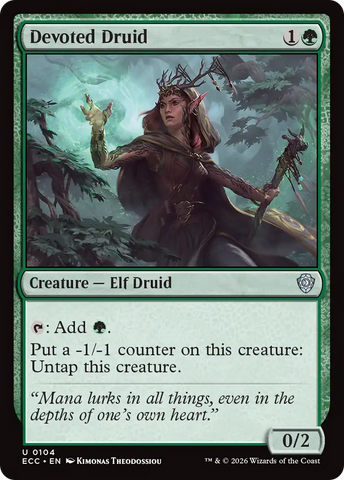 Devoted Druid [Lorwyn Eclipsed Commander] - The Mythic Store | 24h Order Processing