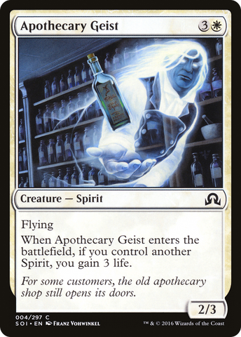 Apothecary Geist [Shadows over Innistrad] - The Mythic Store | 24h Order Processing