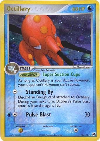 Octillery (10/115) (Stamped) [EX: Unseen Forces] - The Mythic Store | 24h Order Processing