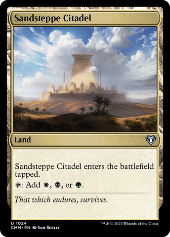 Sandsteppe Citadel [Commander Masters] - The Mythic Store | 24h Order Processing