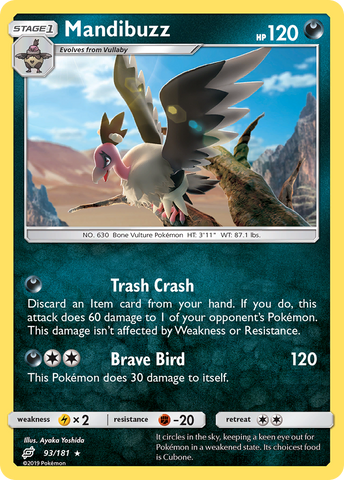 Mandibuzz (93/181) [Sun & Moon: Team Up] - The Mythic Store | 24h Order Processing