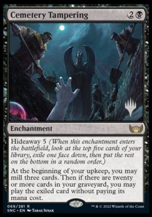 Cemetery Tampering (Promo Pack) [Streets of New Capenna Promos] - The Mythic Store | 24h Order Processing
