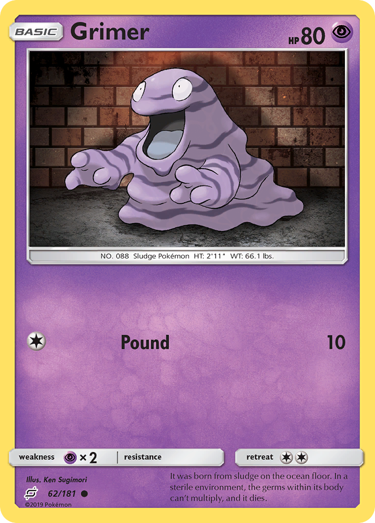 Grimer (62/181) [Sun & Moon: Team Up] - The Mythic Store | 24h Order Processing