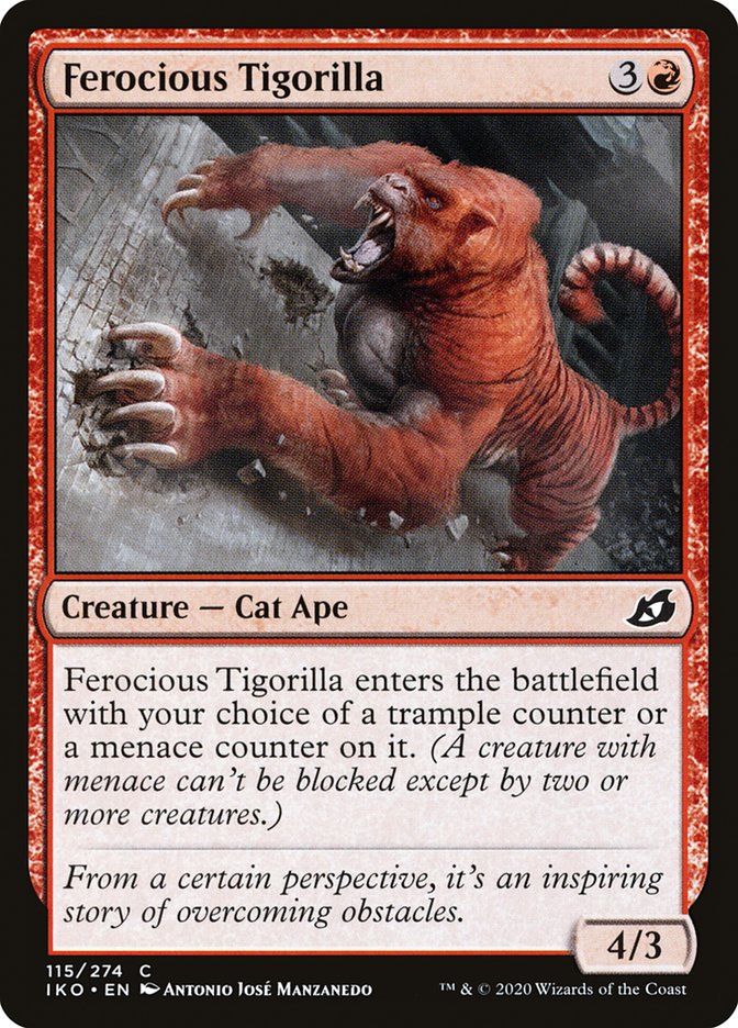 Ferocious Tigorilla [Ikoria: Lair of Behemoths] - The Mythic Store | 24h Order Processing