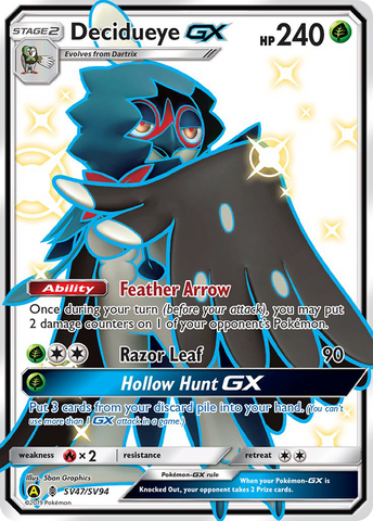 Decidueye GX (SV47/SV94) [Sun & Moon: Hidden Fates - Shiny Vault] - The Mythic Store | 24h Order Processing