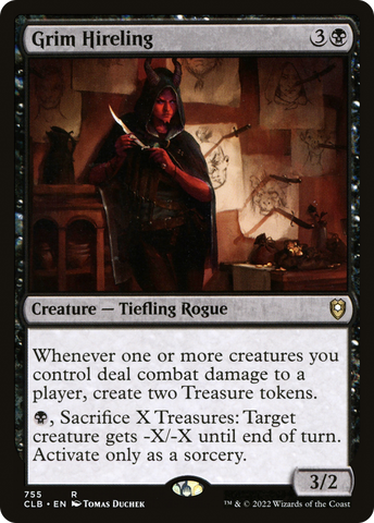 Grim Hireling [Commander Legends: Battle for Baldur's Gate] - The Mythic Store | 24h Order Processing