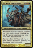 Sek'Kuar, Deathkeeper (Oversized) [Commander 2013 Oversized] - The Mythic Store | 24h Order Processing
