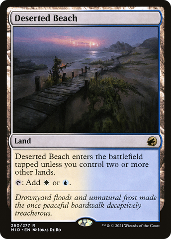 Deserted Beach [Innistrad: Midnight Hunt] - The Mythic Store | 24h Order Processing