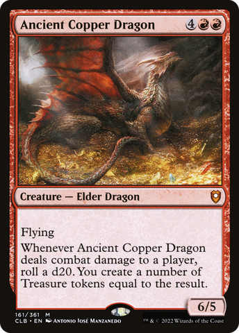 Ancient Copper Dragon [Commander Legends: Battle for Baldur's Gate] - The Mythic Store | 24h Order Processing