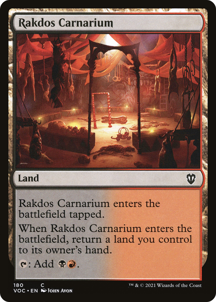 Rakdos Carnarium [Innistrad: Crimson Vow Commander] - The Mythic Store | 24h Order Processing