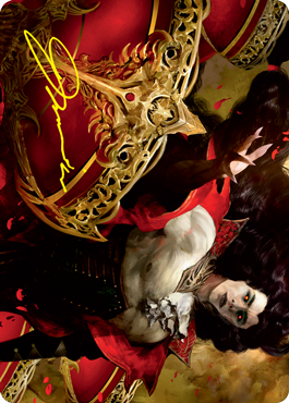Bloodvial Purveyor Art Card (Gold-Stamped Signature) [Innistrad: Crimson Vow Art Series] - The Mythic Store | 24h Order Processing
