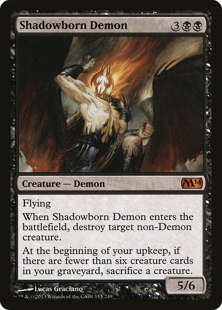 Shadowborn Demon [Magic 2014] - The Mythic Store | 24h Order Processing