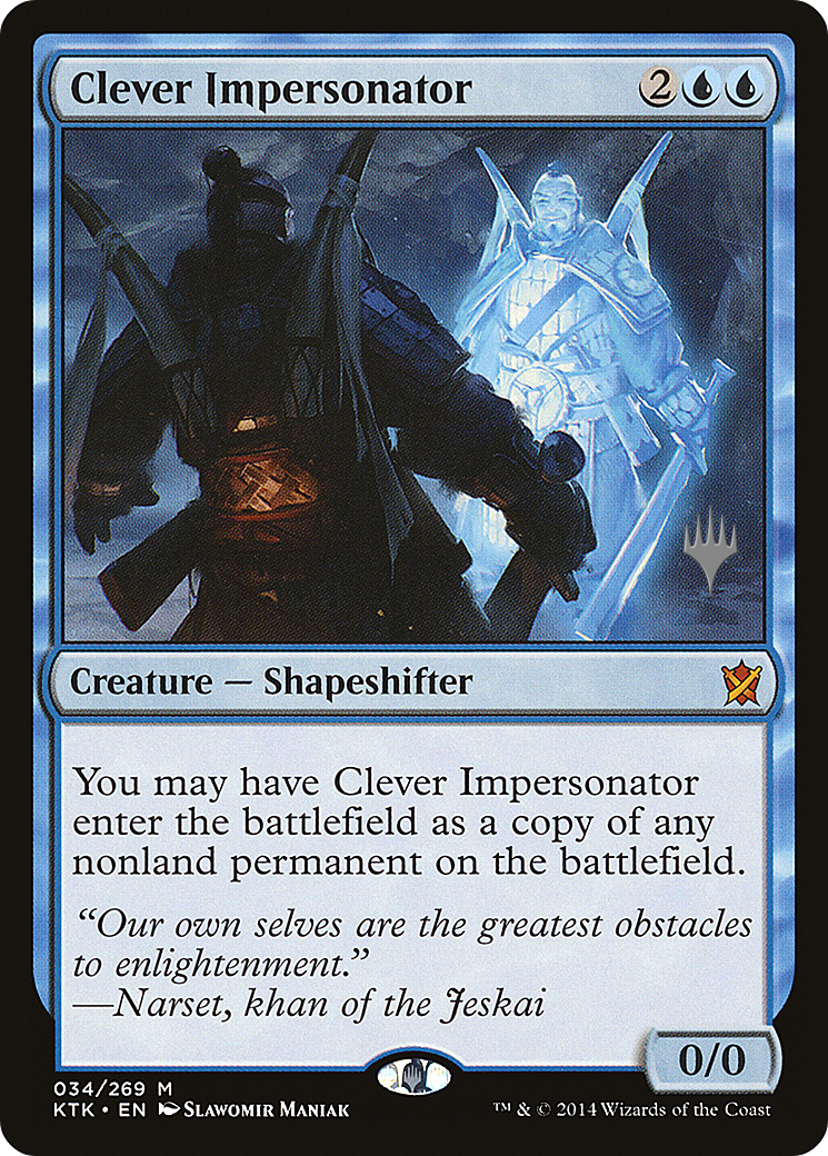 Clever Impersonator (Promo Pack) [Khans of Tarkir Promos] - The Mythic Store | 24h Order Processing