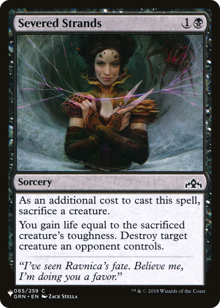 Severed Strands [The List] - The Mythic Store | 24h Order Processing