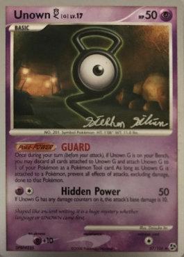 Unown G LV.17 (57/106) (Luxdrill - Stephen Silvestro) [World Championships 2009] - The Mythic Store | 24h Order Processing