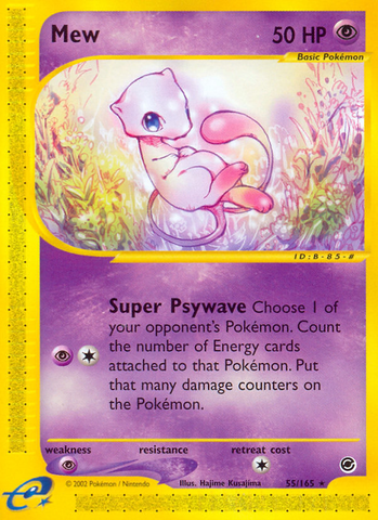 Mew (55/165) [Expedition: Base Set] - The Mythic Store | 24h Order Processing