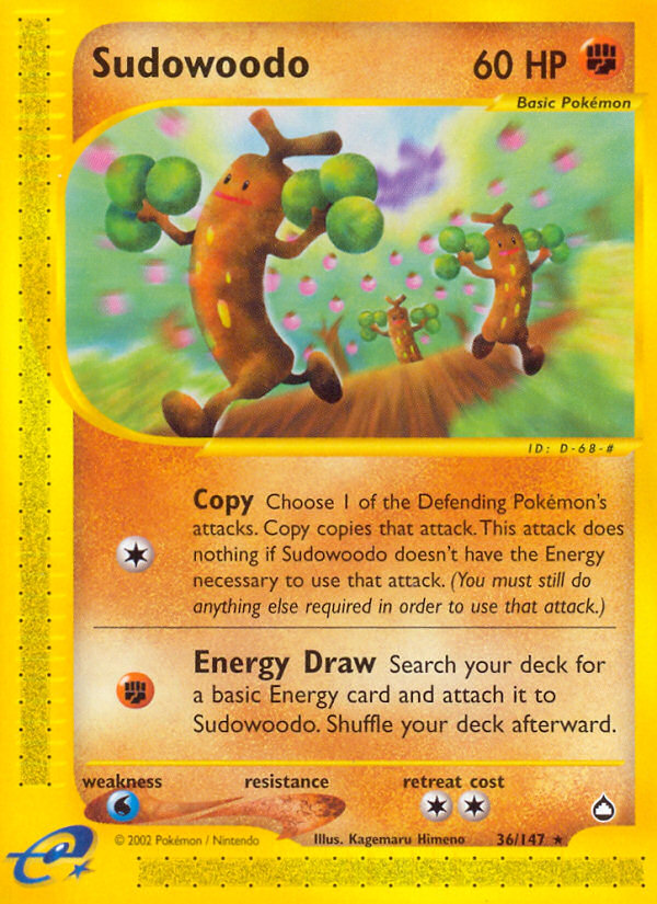Sudowoodo (36/147) [Aquapolis] - The Mythic Store | 24h Order Processing