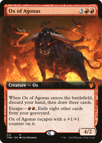 Ox of Agonas (Extended Art) [Theros Beyond Death] - The Mythic Store | 24h Order Processing