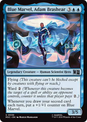 Blue Marvel, Adam Brashear [Marvel Super Heroes Commander] - The Mythic Store | 24h Order Processing