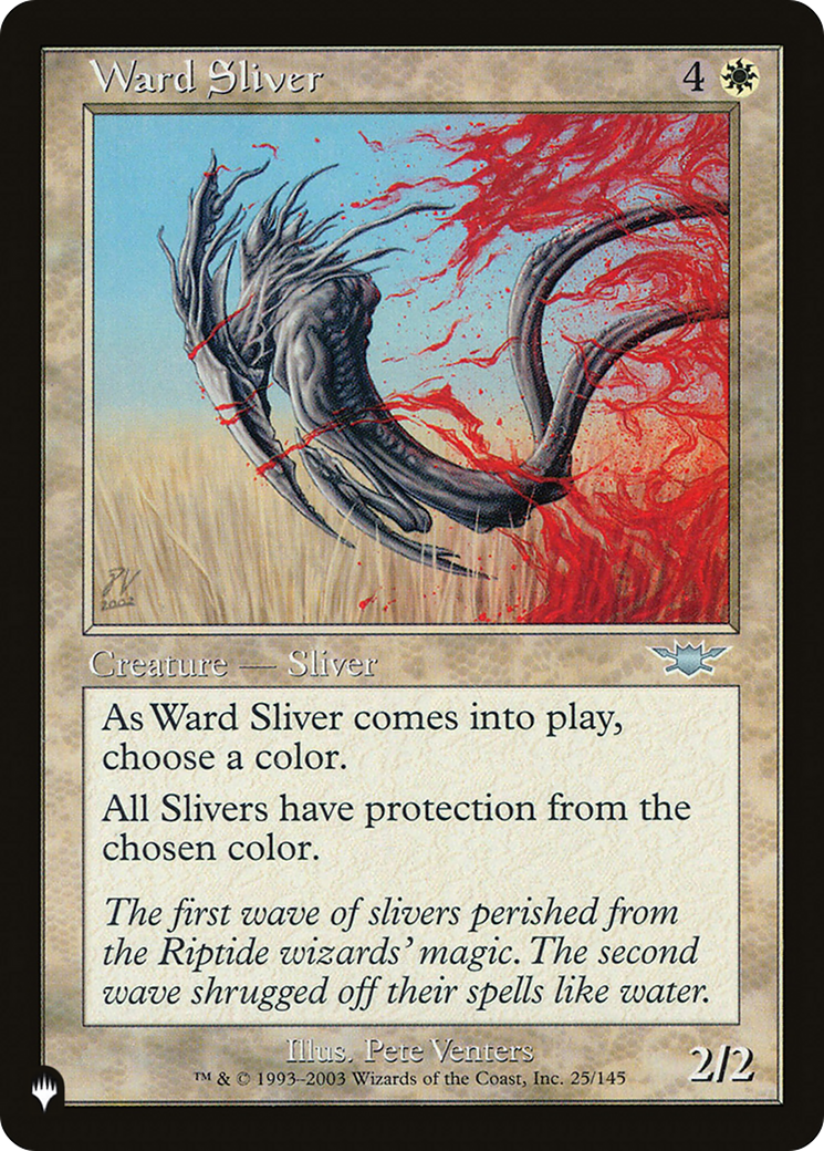 Ward Sliver [The List Reprints] - The Mythic Store | 24h Order Processing