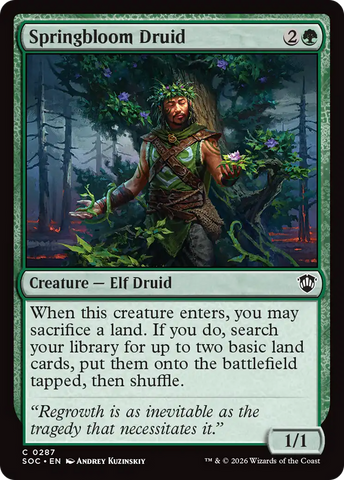 Springbloom Druid [Secrets of Strixhaven Commander] - The Mythic Store | 24h Order Processing