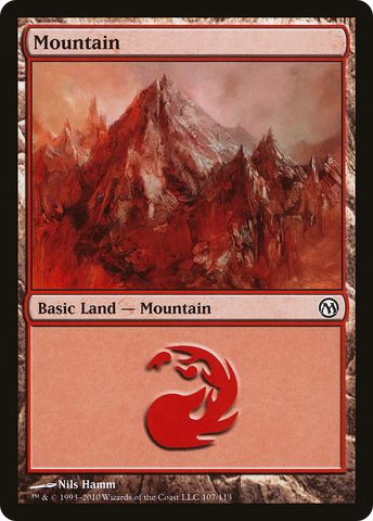 Mountain (107) [Duels of the Planeswalkers] - The Mythic Store | 24h Order Processing