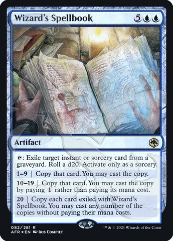 Wizard's Spellbook (Ampersand Promo) [Dungeons & Dragons: Adventures in the Forgotten Realms Promos] - The Mythic Store | 24h Order Processing
