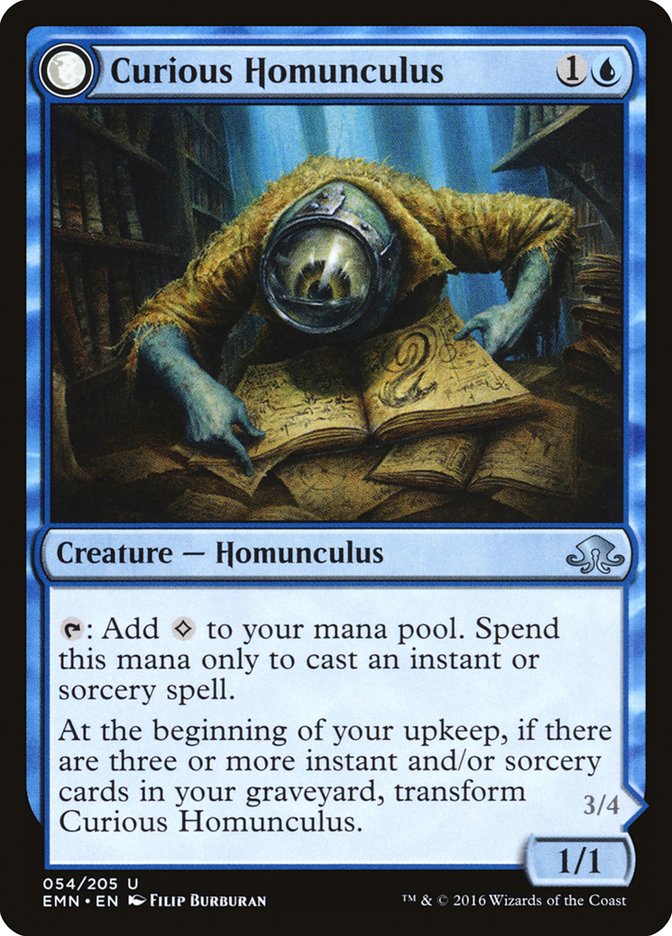 Curious Homunculus // Voracious Reader [Eldritch Moon] - The Mythic Store | 24h Order Processing