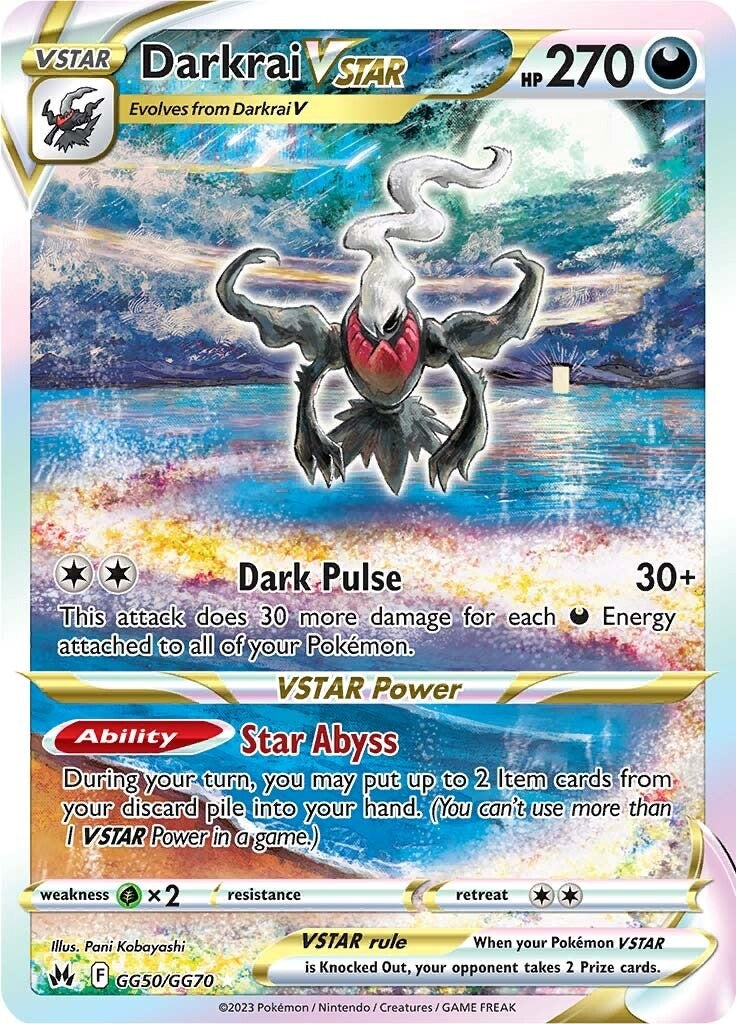 Darkrai VSTAR (GG50/GG70) [Sword & Shield: Crown Zenith] - The Mythic Store | 24h Order Processing