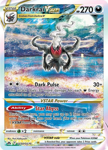 Darkrai VSTAR (GG50/GG70) [Sword & Shield: Crown Zenith] - The Mythic Store | 24h Order Processing